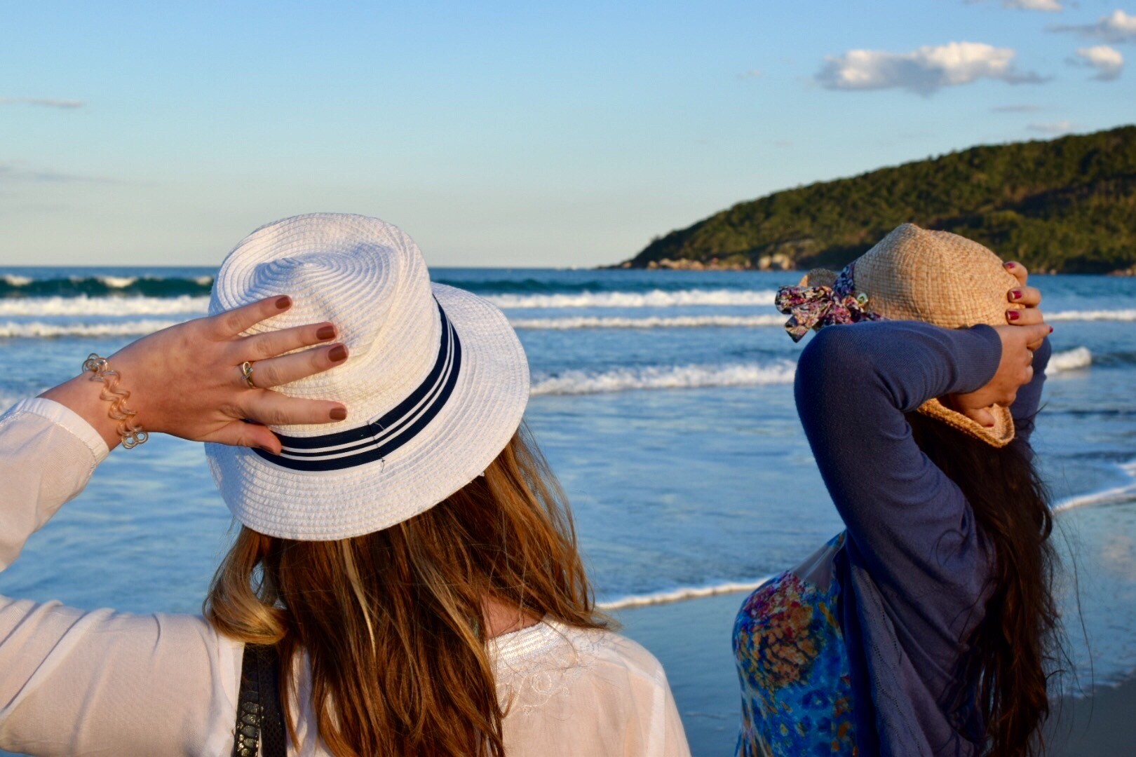 people with hats