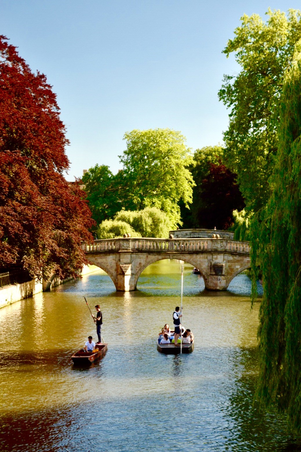 people on river